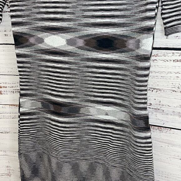 Minnie rose Dress womens size Xs space dye knit bodycon Gray - Picture 7 of 9